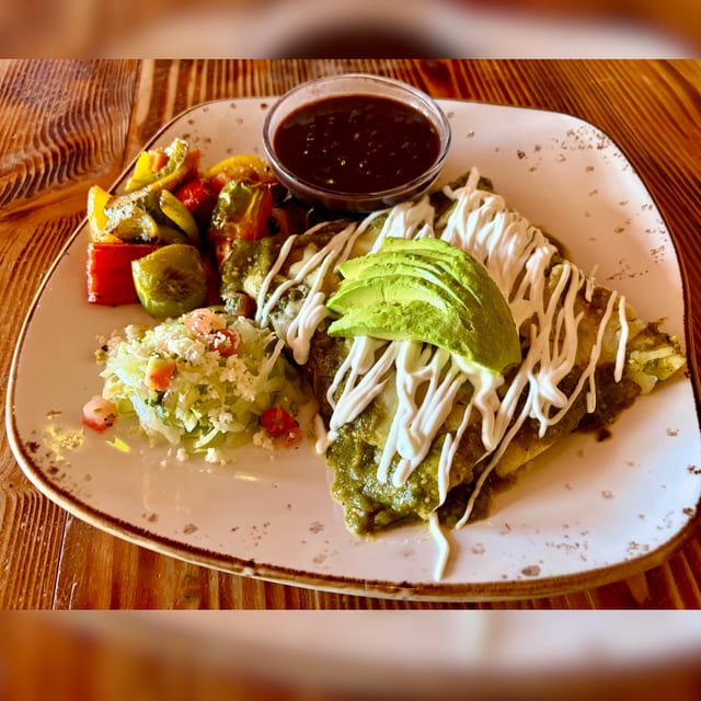 Enchiladas Verdes.