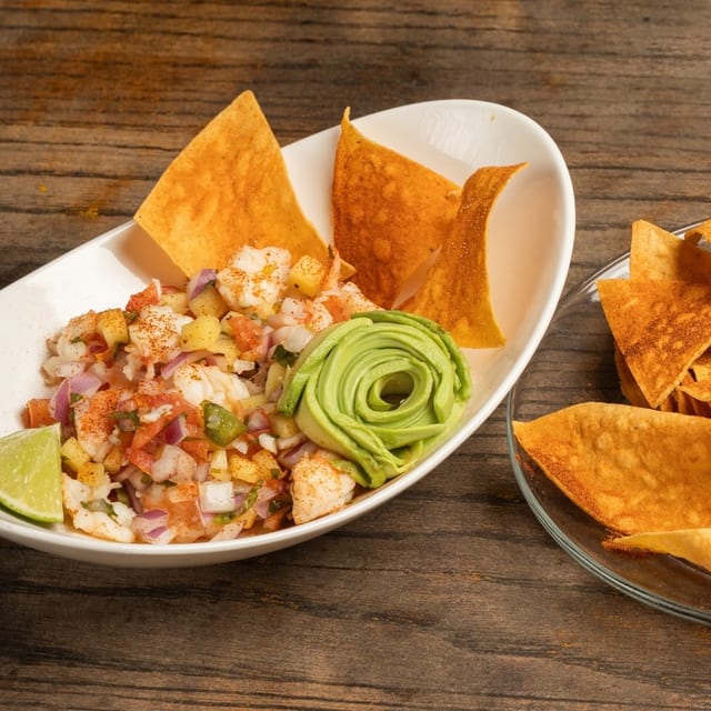 Shrimp & Mango Ceviche.