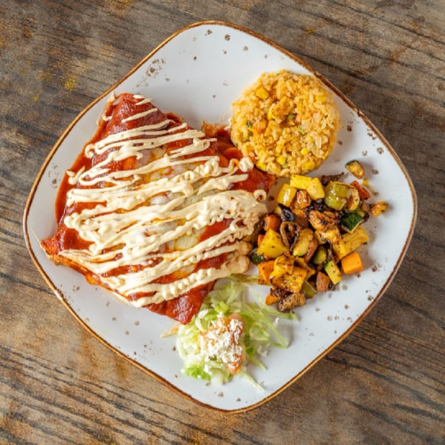 Enchiladas Rojas.
