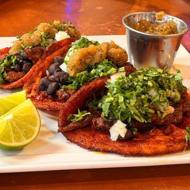 Guajillo Ranchero Tacos.